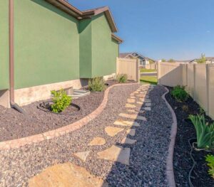 Landscaping Rock Delivery Surprise Arizona decorative rock surrounding stone path